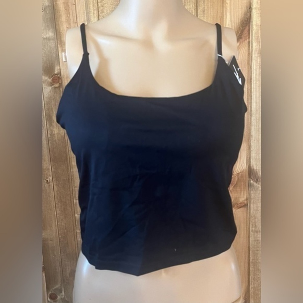 NWT AB-Eleven Camisole Longline Adjustable Strap Strappy padded Sports Bra sz M - Picture 5 of 7